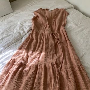 Salmon Pink Wrap Dress from Target